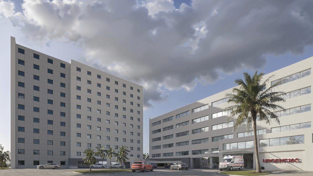 Nueva torre de consultorios de Hospital Angeles Xalapa, parte de la red de hospitales privados más importante de México.